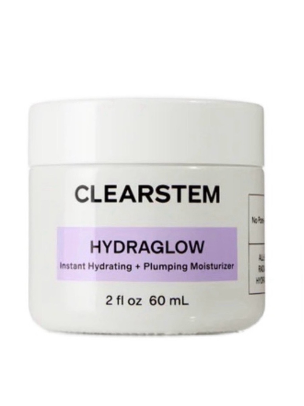 CLEARSTEM Hydraglow Moisturizer Bakuchiol Stem Cells Squalane Regenerate 2oz NEW